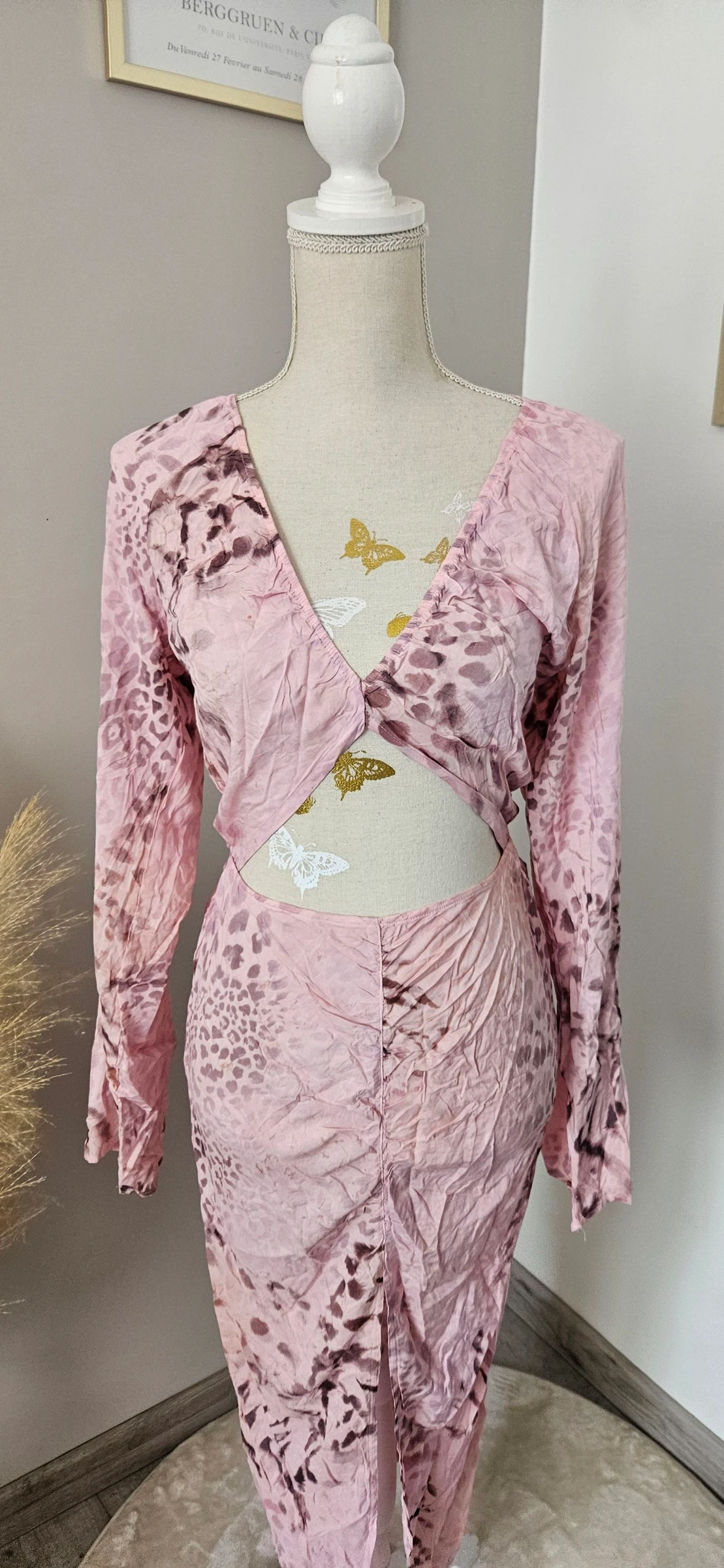 Vestido largo Tezenis nuevo talla S con escote y abertura – photo 3